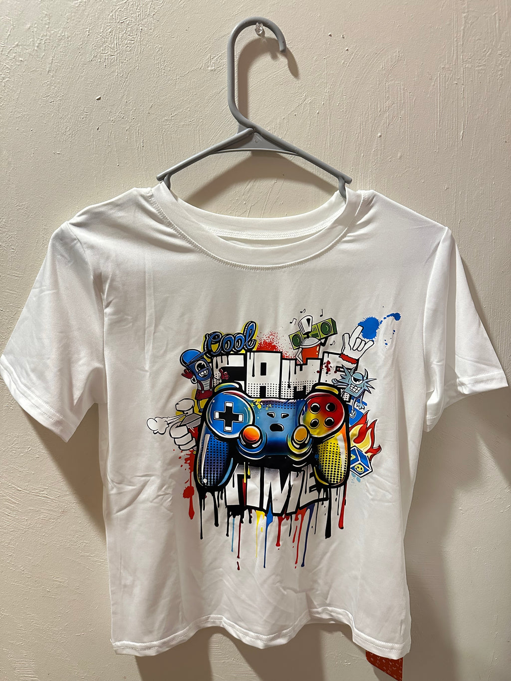 Kids Gamer T-Shirt - Cool Game Time Controller Graphic Tee - Boys Girls 4T 5T 6T 7T