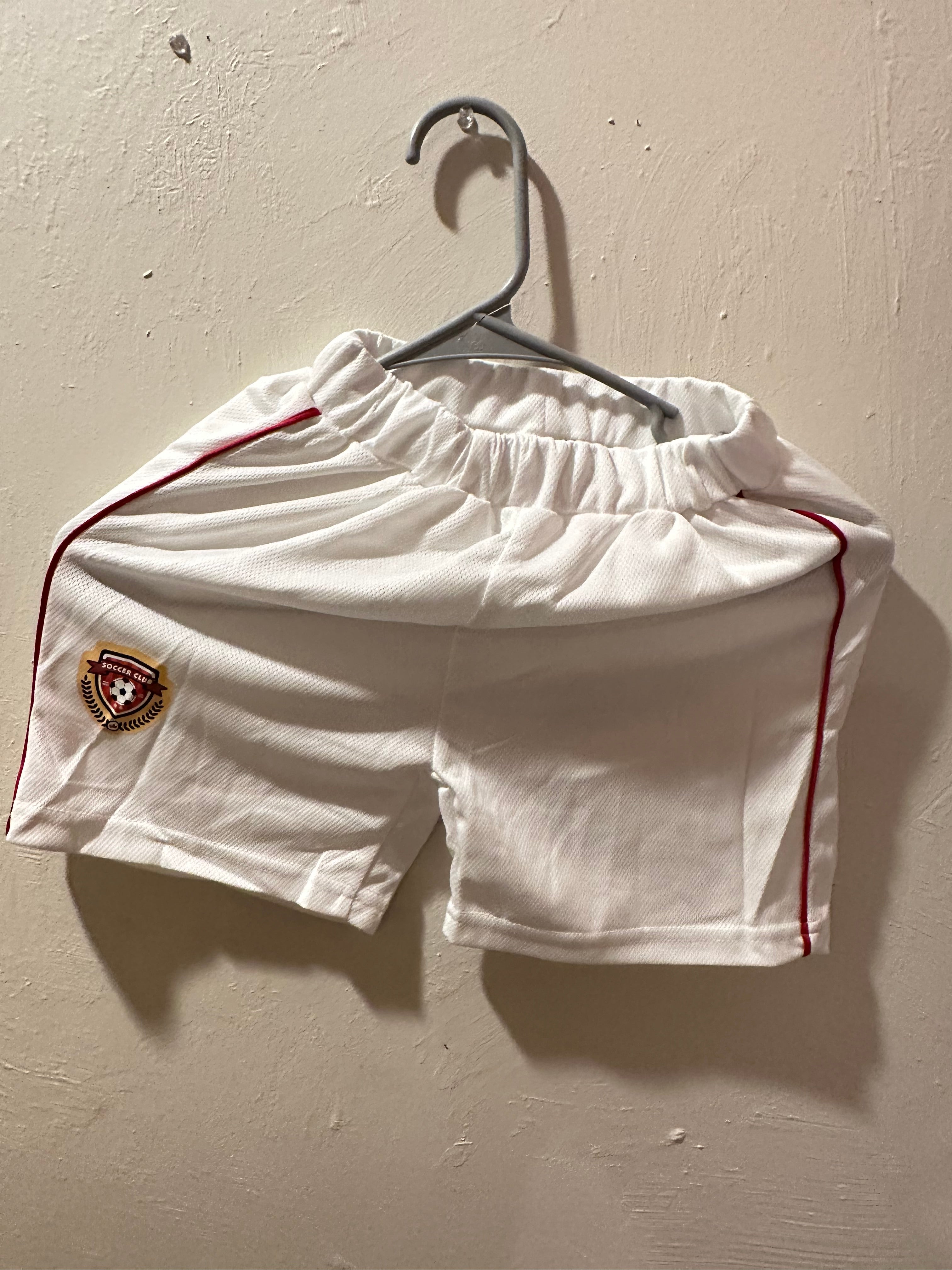 Kids Red Soccer Jersey - Toddler Boys Girls Soccer Team Shirt - 2T 3T 4T 5T