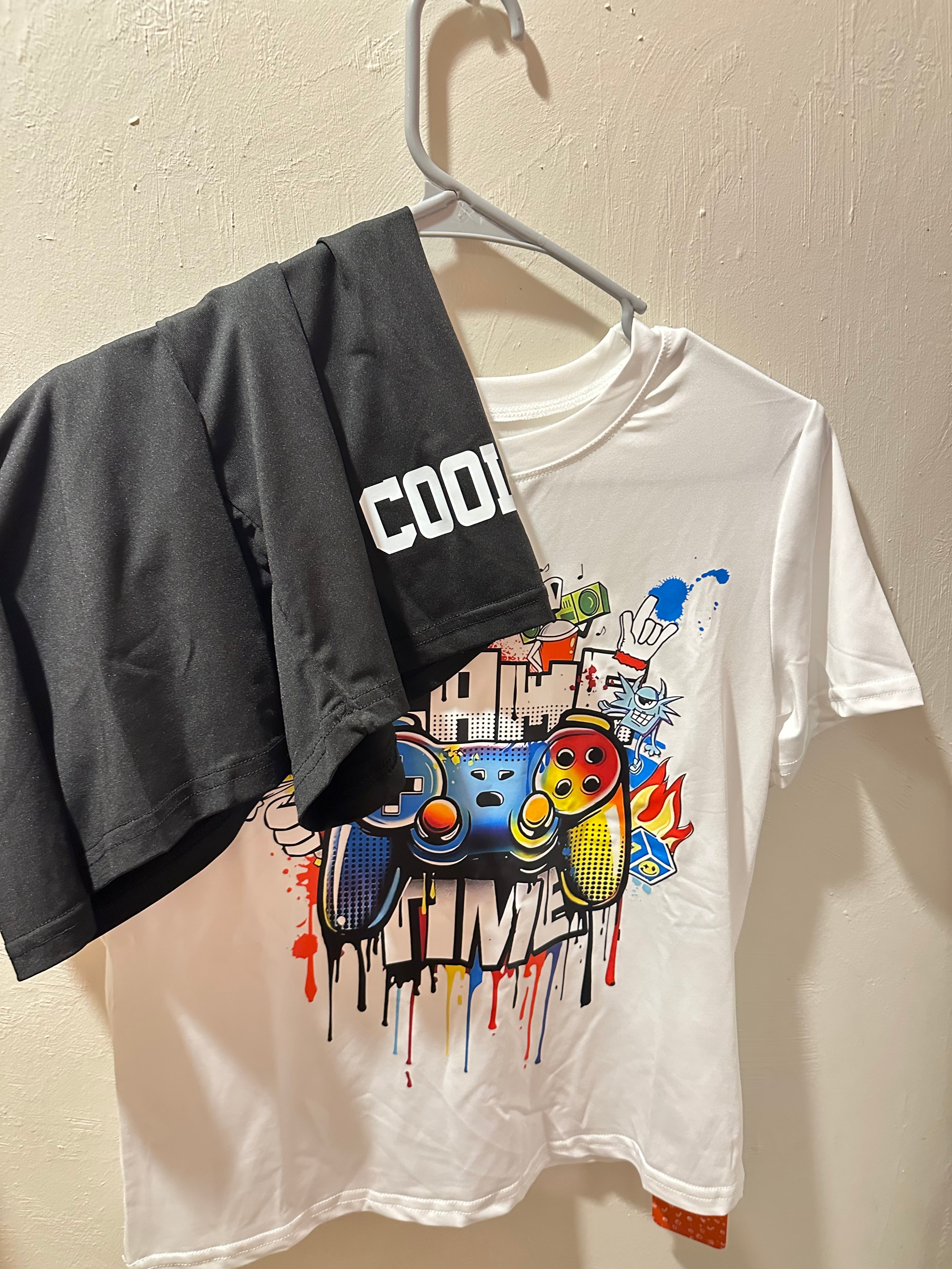 Kids Gamer T-Shirt - Cool Game Time Controller Graphic Tee - Boys Girls 4T 5T 6T 7T